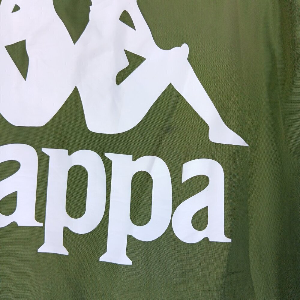 KAPPA THE 222 BANDA BZALMO BOMBER PUFFER JACKET GREEN SIZE M OUTDOOR WINDBREAKER - Picture 9 of 9